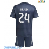 Camisa de time de futebol Real Madrid Dean Huijsen #24 Replicas 2º Equipamento Infantil 2025-26 Manga Curta (+ Calças curtas)